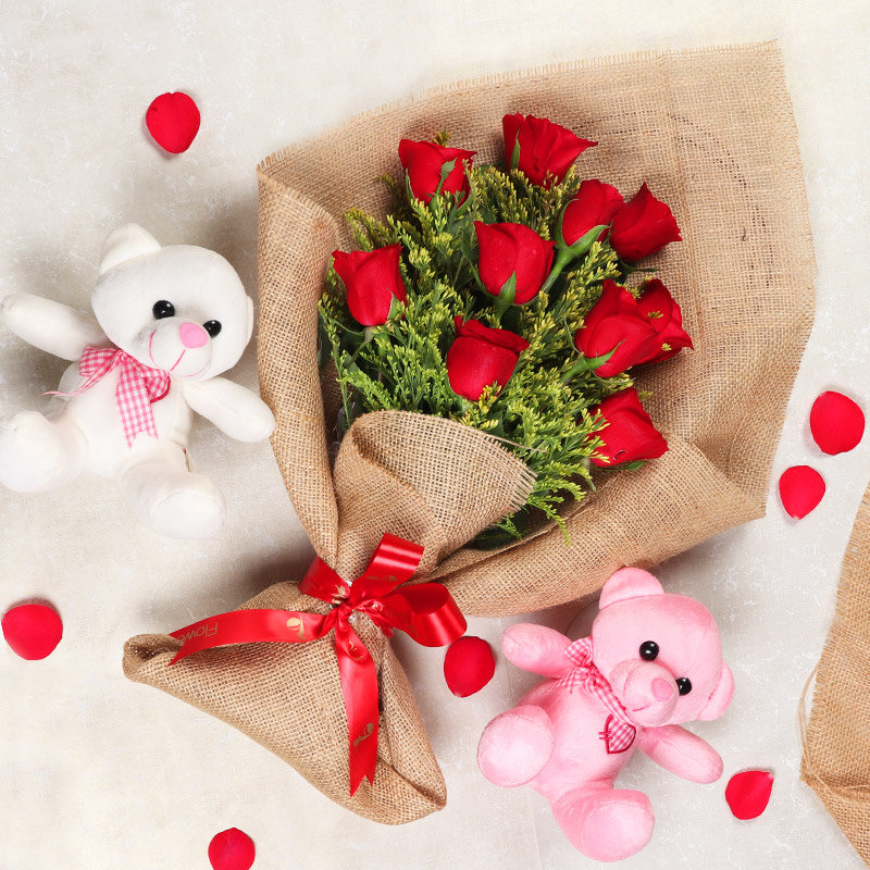 Finest Valentine Gift Basket Calgary Offers: All We Need Is Love – Dazzle Basket