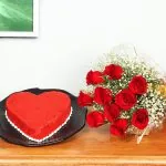 Anniversary Cake and Flowers Karachi - Same Day Flowers