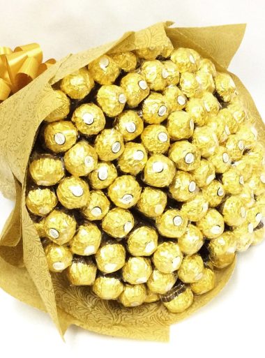 100 Ferraro Rocher Bouquet - Same Day Flowers