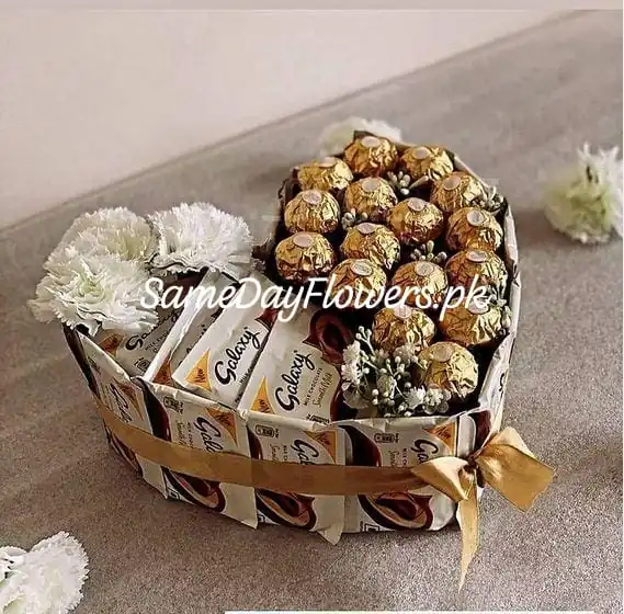 Premium Snow White Chocolate Send Gifts to Sargodha -SameDayFlowers.pk