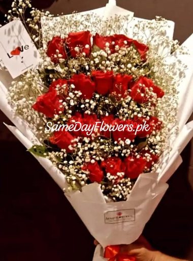 Roses Bouquet Islamabad - SameDayFlowers.pk