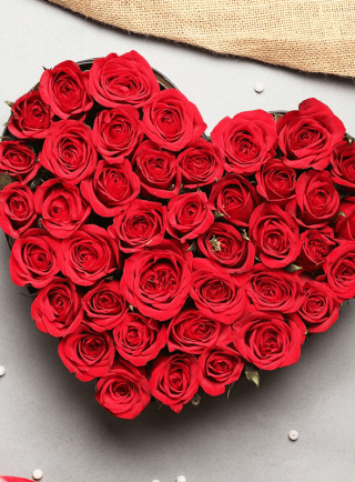 Red Roses with Love Pakistan - Same Day Flowers