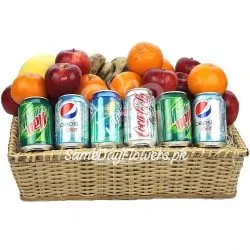 Mix Fruits Basket Faisalabad - SameDayFlowers.pk