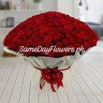 Red Roses Bouquet Online Pakistan - SameDayFlowers.pk