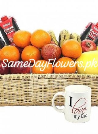 Fruit Basket for Father's day Lahore - SameDayFlowers.pk