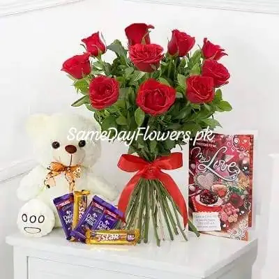 Valentine Flower Deals Sialkot - SameDayFlowers.pk