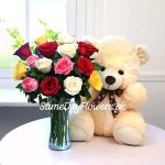 Send Flowers and Teddy to Pakistan - SameDayFlowers.pk