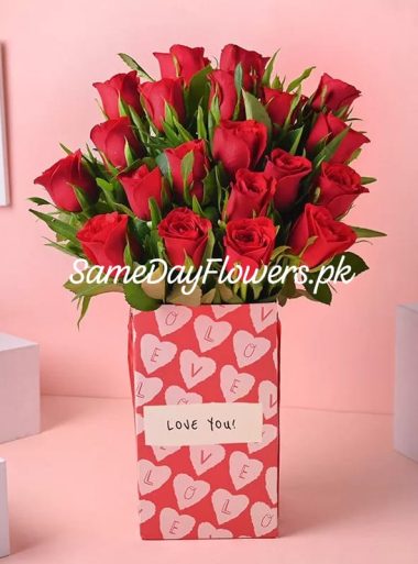 Red Rose Flowers Delivery Pakistan - SameDayFlowers.pk