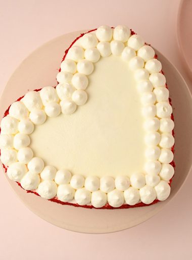 Red Velvet Heart Cake Pakistan - Same Day Flowers