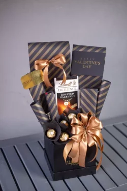 Chocolate and Flowers Box Lahore - Same Day Flowers