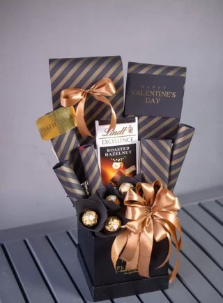Chocolate and Flowers Box Lahore - Same Day Flowers