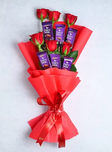 Chocolate & Flowers Pakistan - SameDayFlowers.pk
