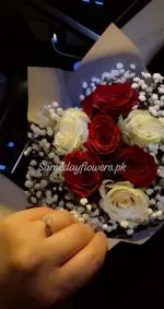 Buy Now Baby Breath Roses - Same Day Flowers