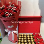 Valentine Flowers and Chocolates Lahore - SameDayFlowers.pk