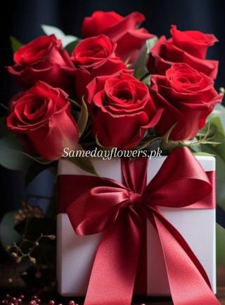 Beautiful flower box gift for special occasions.