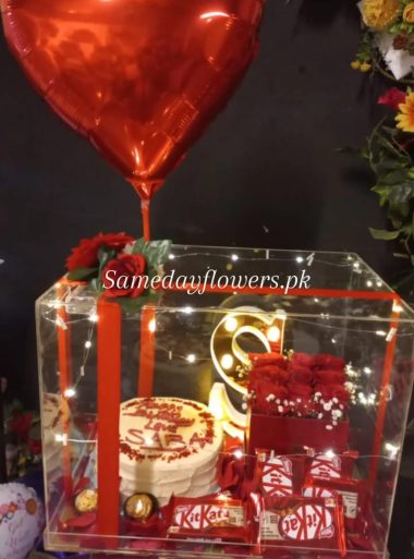 Buy Red Gift Box - Same Day Flowers