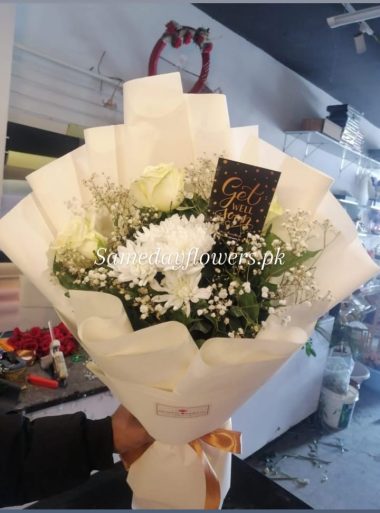 Beautifull Mix White Bouquet
