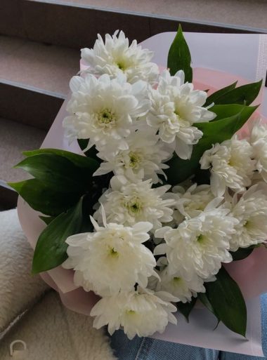 White Flowers Bouquet Lahore - SameDayFlowers.pk