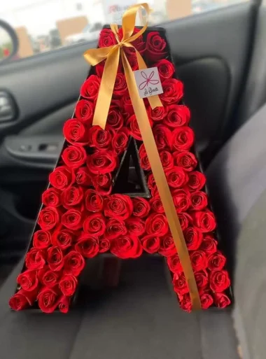 Order Now Customize Roses Letter - Same Day Flowers