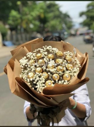 Buy Ferrero and Flowers Combo