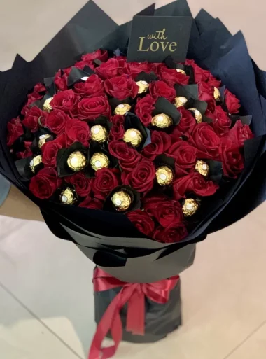 Chocolate and Flower delivery Pakistan - Same Day Flowers