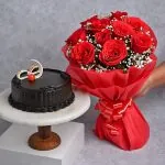 Valentine Cake and Flowers Karachi - SameDayFlowers.pk