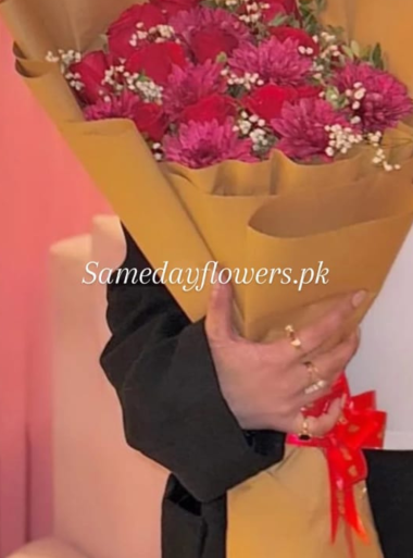 Dear Love Bouquet from Same Day Flowers, a romantic floral arrangement