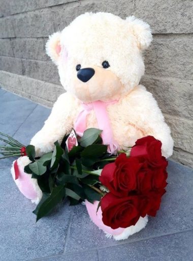 Flowers and Teddy Delivery Karachi - SameDayFlowers.pk
