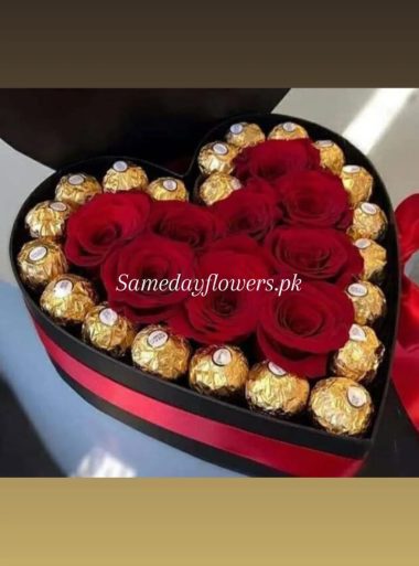 Sweet Love Treats gift box from Same Day Flowers for romance