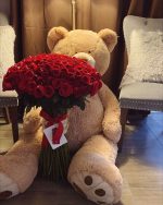 Special Teddy Flowers Combo - Image 2