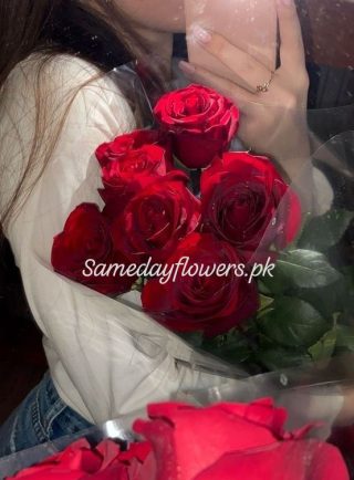 Purchase Now 6 Imported Roses - Same Day Flowers