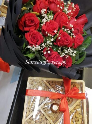 Purchase Now Roses and Dry Fruits