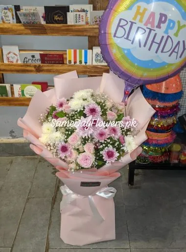 Birthday Flowers Deals Faisalabad - SameDayFlowers.pk