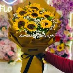 Sunflower Bouquet Online Faisalabad - Same Day Flowers