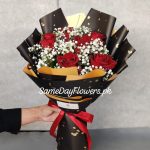 Valentine Flowers Bouquet Multan - SameDayFlowers.pk
