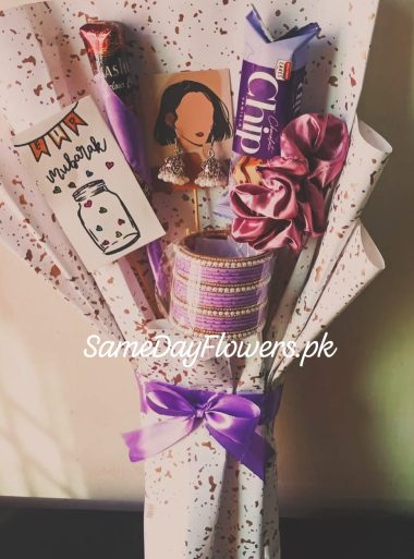 Eid Mubarak Flower Bouquet Pakistan - SameDayFlowers.pk