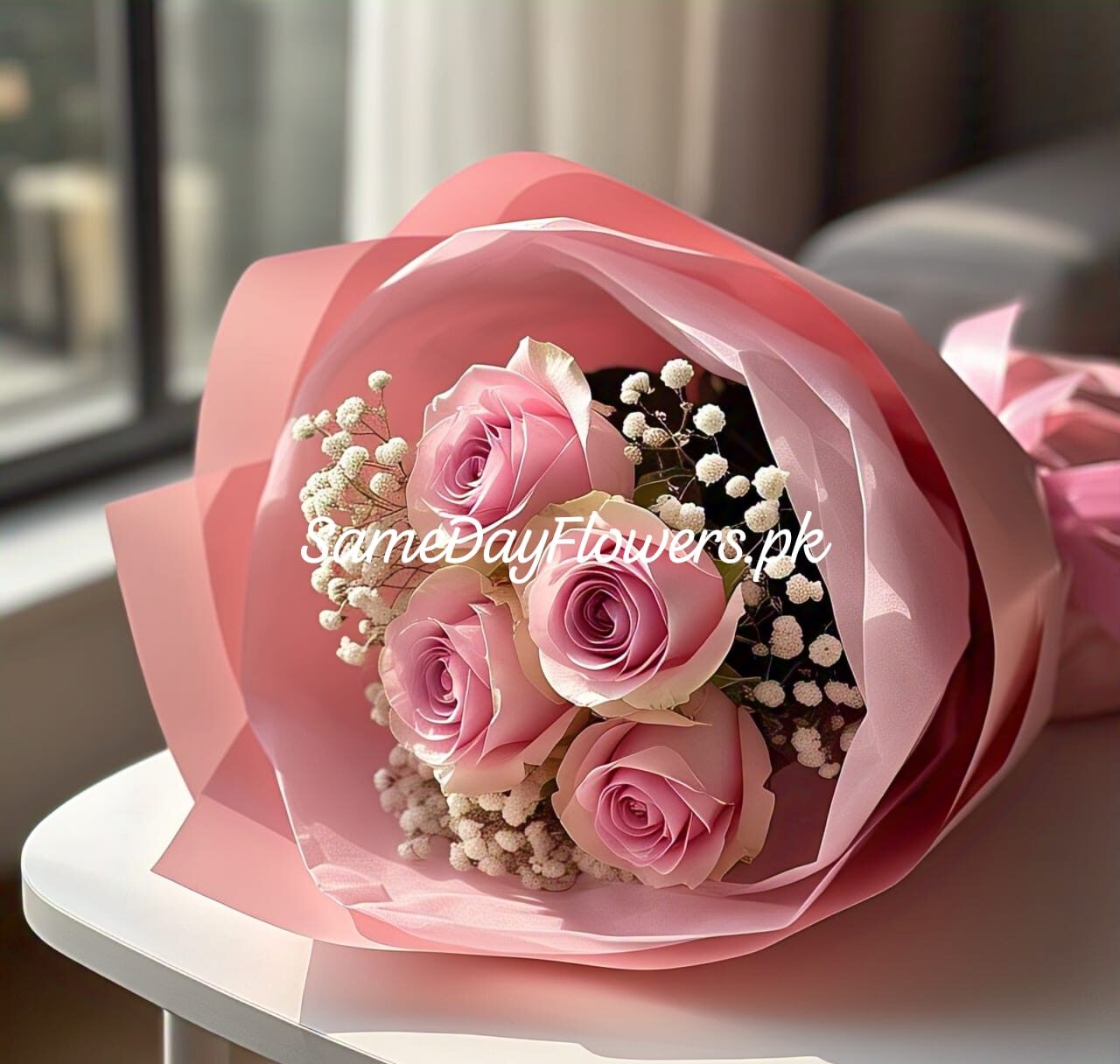 Floral Charm Mother's Day Flowers Faisalabad - SameDayFlowers.pk