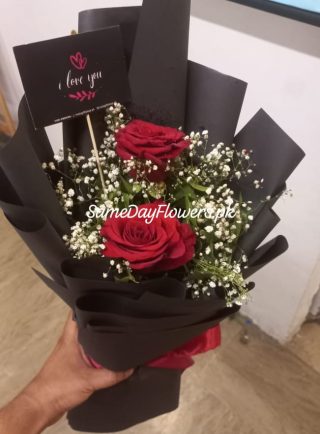 Valentine Flowers Bouquet Pakistan - SameDayFlowers.pk