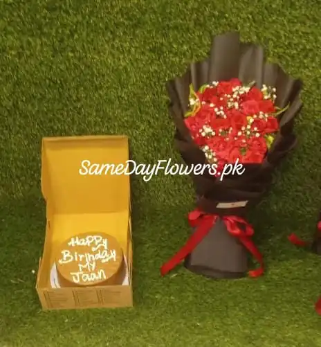 Birthday Cake and Flower Deals Lahore - SameDayFlowers.pk