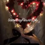 Heart Shape Roses Bouquet - SameDayFlowers.com