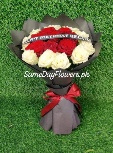 Wife Birthday Flower Bouquet Lahore - SameDayFlowers.pk