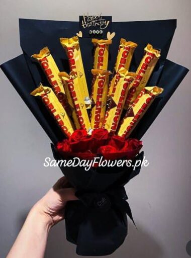 Birthday Chocolate Bouquet Lahore - SameDayFlowers.pk