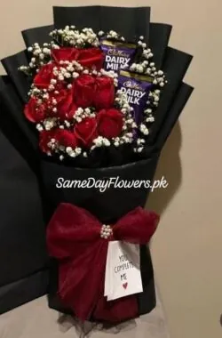 Dairy Milk Bouquet Lahore - SameDayFlowers.pk