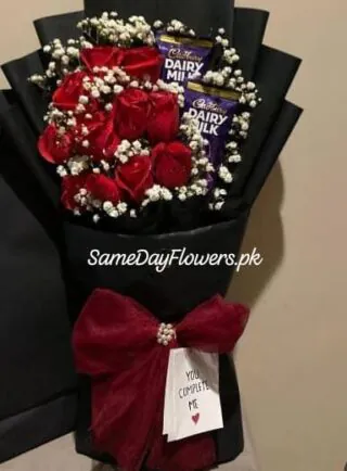 Dairy Milk Bouquet Lahore - SameDayFlowers.pk