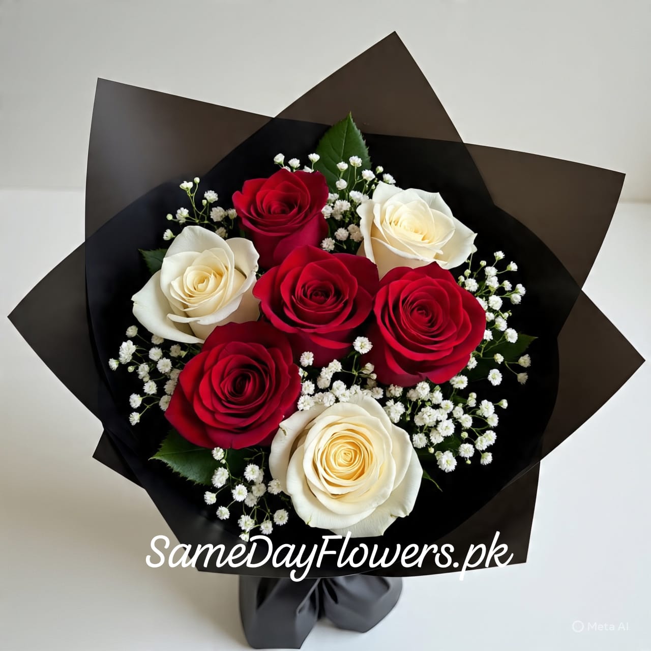 Royal Romance - Imported Roses Bouquet Pakistan - Same Day Flowers