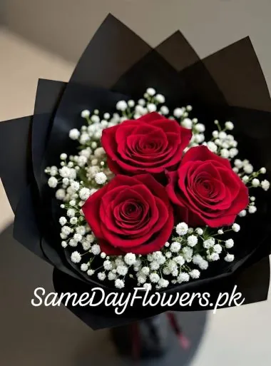Fresh Roses Bouquet Rawalpindi - SameDayFlowers.pk
