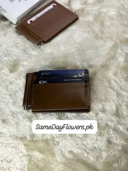 Men's Leather Clip Wallet Pakistan - SameDayFlowers.pk
