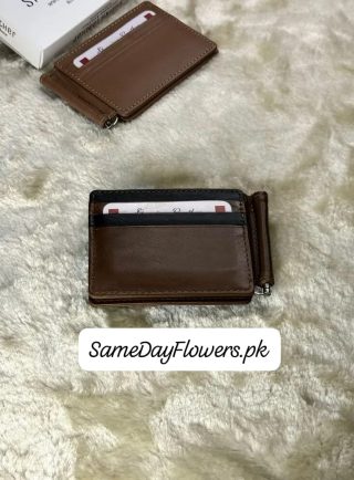 Men's Leather Clip Wallet Pakistan - SameDayFlowers.pk