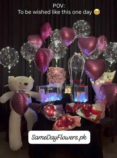 Valentine Gifts for Her Lahore - SameDayFlowers.pk