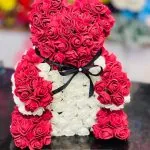 Foam Teddy Bear Roses Karachi - SameDayFlowers.pk